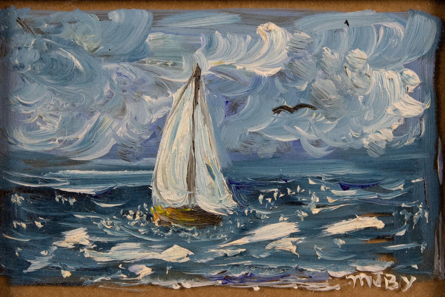 Framed Sailboat